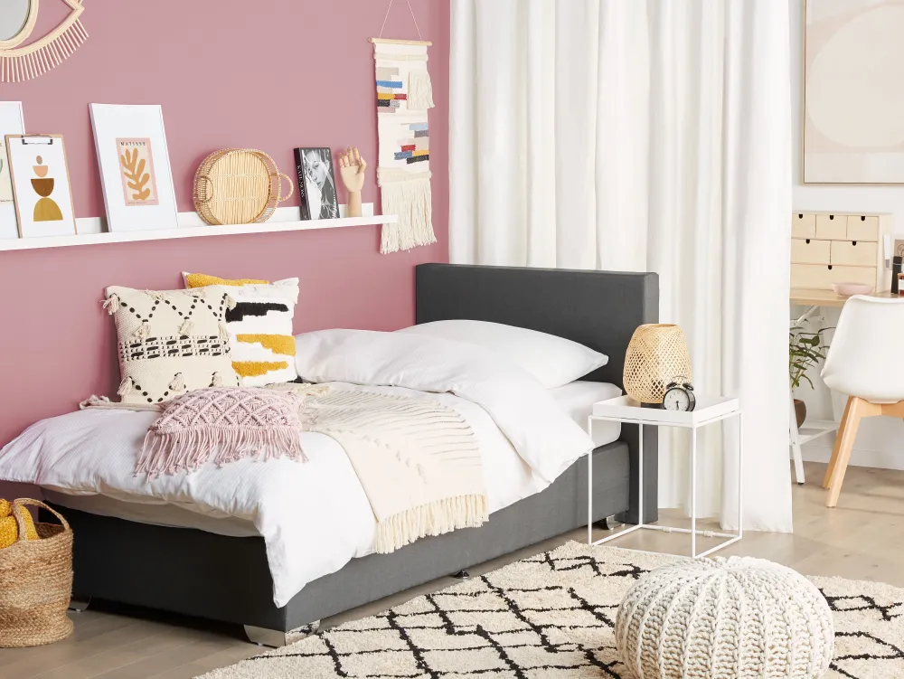 Store Beliani Sivupoyta Metalli Valkoinen Saxon