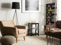 Online Beliani Sivupoyta Musta Foster