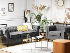 Flash Sale Beliani Sivupoyta Peililasitasolla Rauta Kulta Lucea