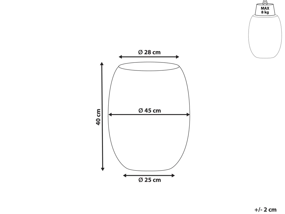 Pöydät<Beliani Sivupoyta Pieni Musta Uhana