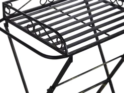 Cheap Beliani Sivupoyta Rauta Musta Ancud