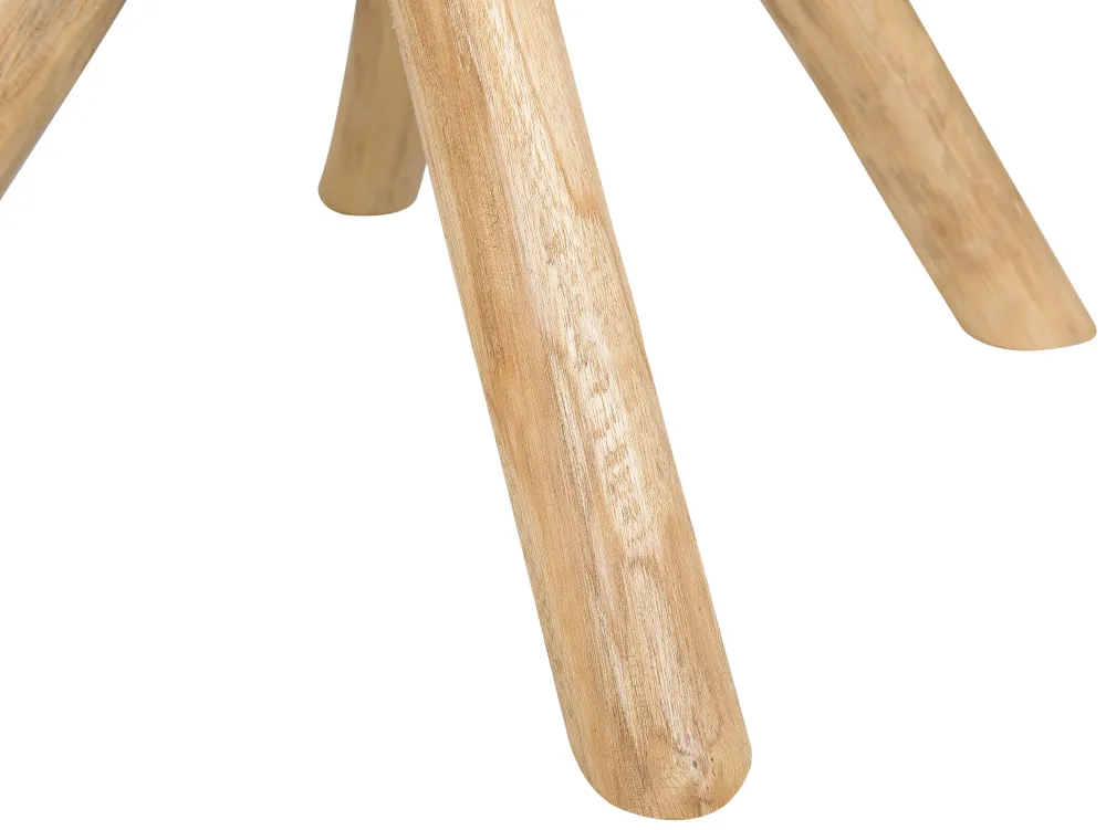 Fashion Beliani Sivupoyta Tiikki Vaalea Puu Thorsby