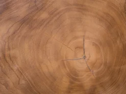 Pöydät<Beliani Sivupoyta Tiikki Vaalea Puu/Musta Elsa