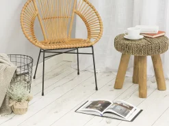 Shop Beliani Sivupoyta Tiikki Vaaleanruskea Kelsey