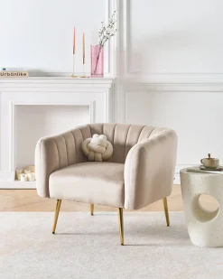 Pöydät<Beliani Sivupoyta Tumma Puu/Hopea Ramona