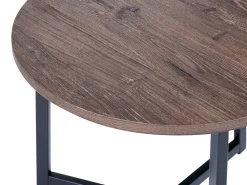 Hot Beliani Sivupoyta Tumma Puu/Musta Tippo