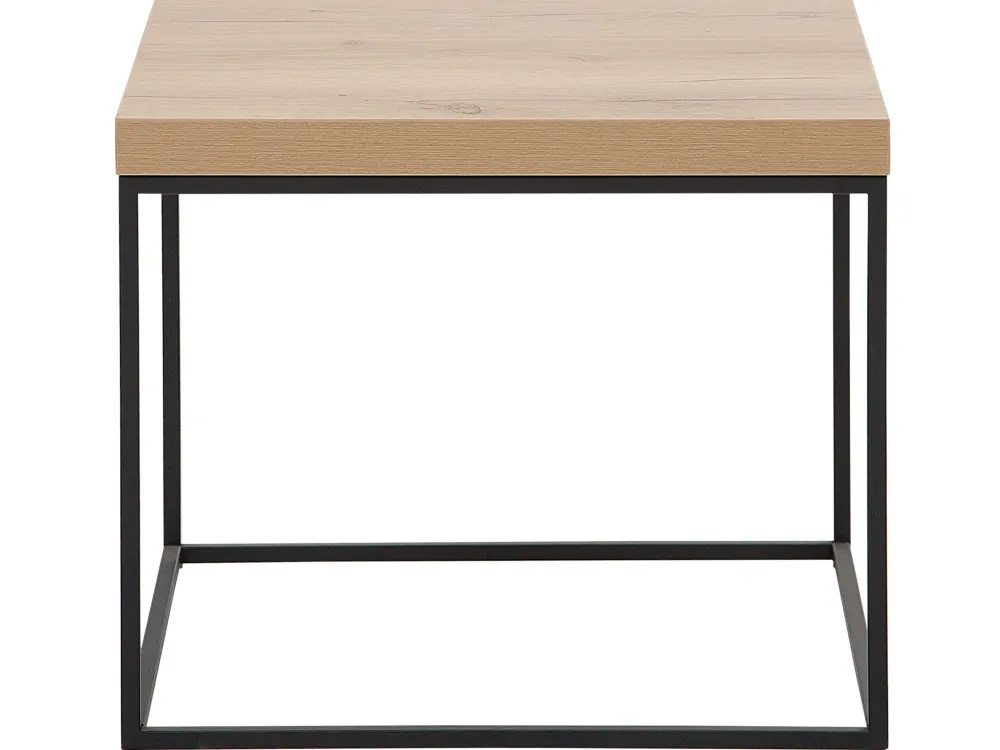 Online Beliani Sivupoyta Vaalea Puu/Musta Delano