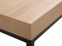 Online Beliani Sivupoyta Vaalea Puu/Musta Delano