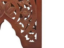 Discount Beliani Sivupoytasetti Tumma Puu 2 Kpl Shukur