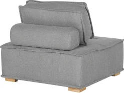 Nojatuolit<Beliani Sohvan Osa 1-Istuttava Harmaa Tibro