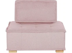 Outlet Beliani Sohvan Osa 1-Istuttava Vaaleanpunainen Tibro