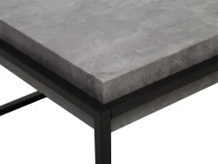 Store Beliani Sohvapoyta Harmaa Altos