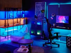 Pöydät<Beliani Sohvapoyta Iso Harmaa/Musta Melody