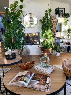 Pöydät<Beliani Sohvapoyta Iso Ja Keskikokoinen Vaalea Puu/Musta 2 Kpl Melody