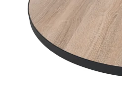 Flash Sale Beliani Sohvapoyta Iso Vaalea Puu/Musta Melody