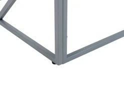 Pöydät<Beliani Sohvapoyta Lasitasolla Metalli Hopea Orland