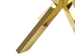 Pöydät<Beliani Sohvapoyta Lasitasolla Rosteri Kulta Starlight