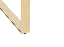 Pöydät<Beliani Sohvapoyta Lasitasolla Ruostumaton Teras Kulta Tilon