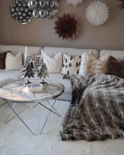 Pöydät<Beliani Sohvapoyta Metalli Marmorikuvio Valkoinen/Hopea Meridian Ii