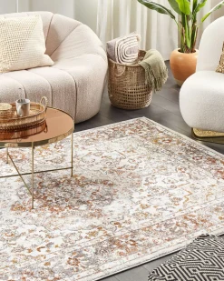 Pöydät<Beliani Sohvapoyta Peililasitasolla Rauta Kulta Lucea