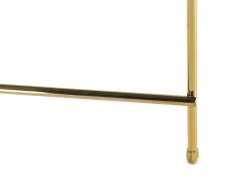 Pöydät<Beliani Sohvapoyta Peililasitasolla Rauta Kulta Lucea