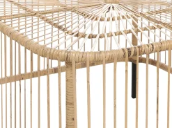 Ulkokalusteet<Beliani Sohvapoyta Rottinki Luonnonvari Cesenatico