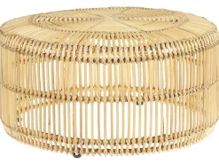 Pöydät<Beliani Sohvapoyta Rottinki Luonnonvari Limni