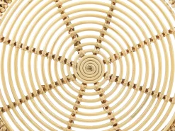 Pöydät<Beliani Sohvapoyta Rottinki Luonnonvari Limni