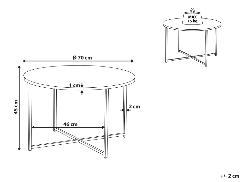 Fashion Beliani Sohvapoyta Ruostumaton Teras Marmorikuvio Valkoinen/Hopea Quincy