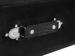 Sale Beliani Sohvapoyta Sametti 2 Laatikkoa Musta Amtrak