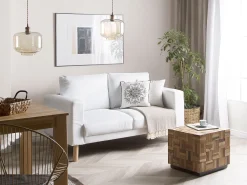 Sale Beliani Sohvapoyta Tiikki Tumma Puu Gameti