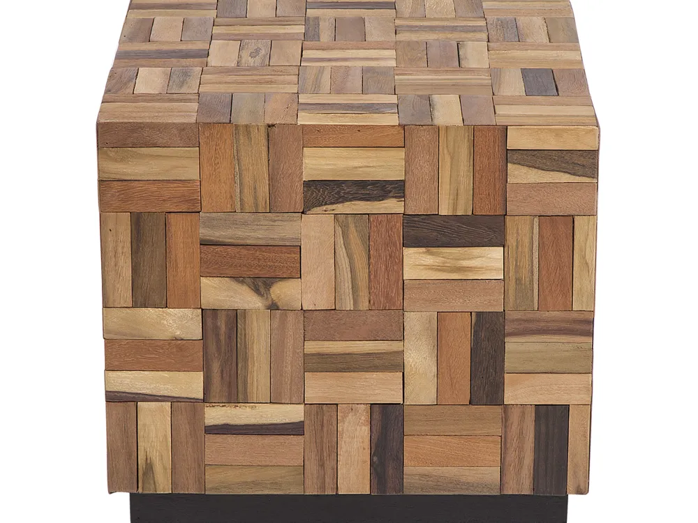 Sale Beliani Sohvapoyta Tiikki Tumma Puu Gameti