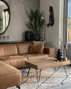 Pöydät<Beliani Sohvapoyta Tumma Puu Welton