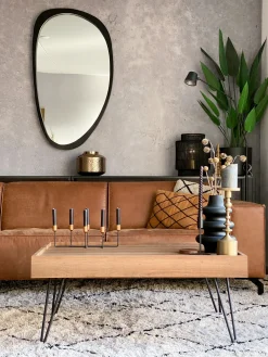 Pöydät<Beliani Sohvapoyta Tumma Puu Welton