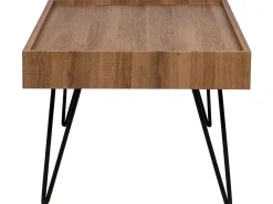 Pöydät<Beliani Sohvapoyta Tumma Puu Welton