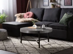 Pöydät<Beliani Sohvapoyta Vaaleanharmaa Bonita