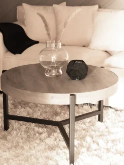 Pöydät<Beliani Sohvapoyta Vaaleanharmaa Bonita