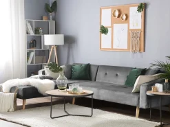 Hot Beliani Sohvapoytasetti Vaalea Puu/Musta 3 Kpl Melody