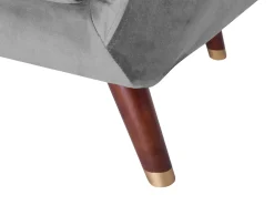 Shop Beliani Sohvaryhma Samettinen Vaaleanharmaa Bodo