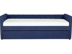 Sale Beliani Sohvasanky Kangas Lisavuode Laivastonsininen 90 X 200 Cm Libourne