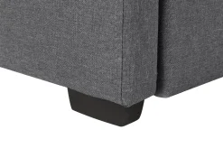 Best Beliani Sohvasanky Kangas Lisavuode Tummanharmaa 90 X 200 Cm Marmande