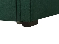 Flash Sale Beliani Sohvasanky Kangas Lisavuode Tummanvihrea 90 X 200 Cm Libourne