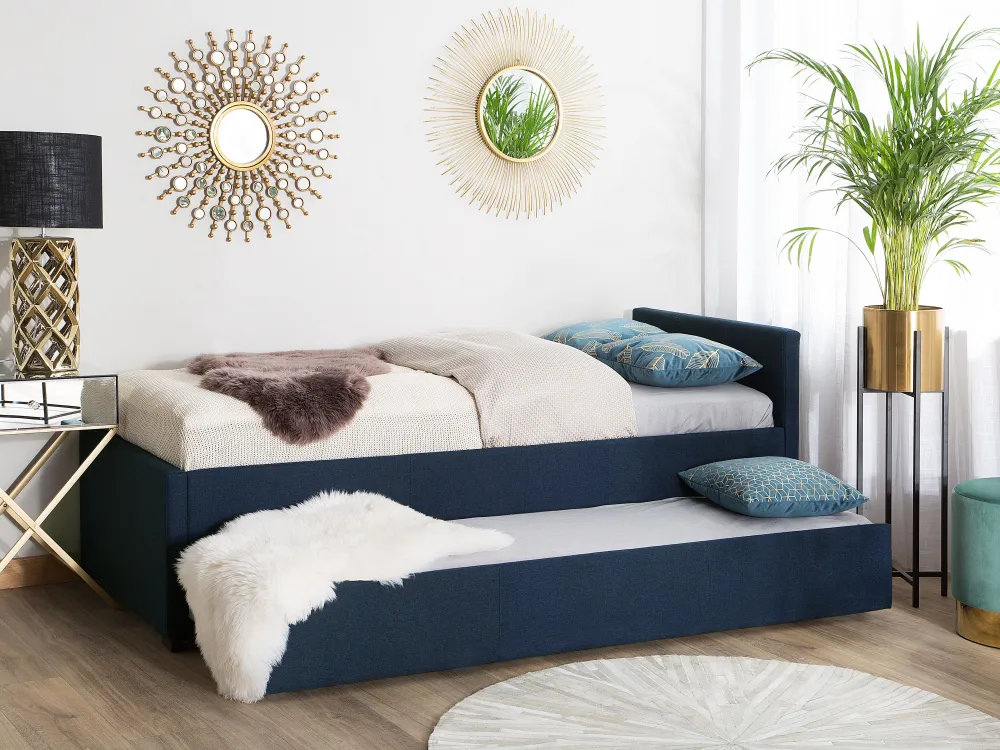 Lastenhuone<Beliani Sohvasanky Kangas Lisavuode Laivastonsininen 80 X 200 Cm Marmande