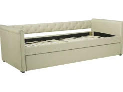 Sängyt<Beliani Sohvasanky Kangas Lisavuode Beige 80 X 200 Cm Libourne