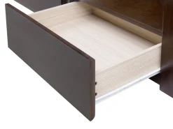 Cheap Beliani Sohvasanky Levitettava Säilytystila Tummanruskea 90/180 X 200 Cm Cahors