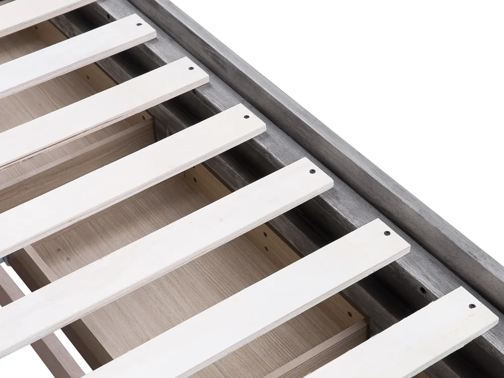 Lastenhuone<Beliani Sohvasanky Levitettava Säilytystila Harmaa 90/180 X 200 Cm Cahors