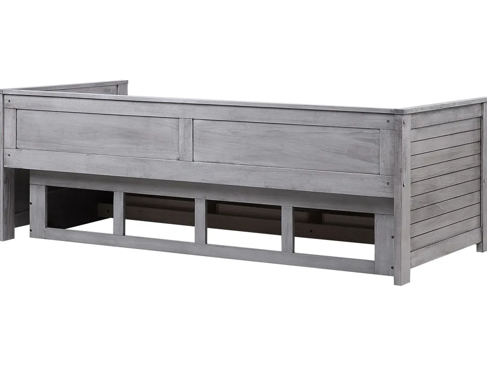 Lastenhuone<Beliani Sohvasanky Levitettava Säilytystila Harmaa 90/180 X 200 Cm Cahors