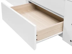 Lastenhuone<Beliani Sohvasanky Levitettava Säilytystila Valkoinen 90/180 X 200 Cm Cahors