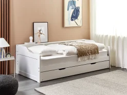 Sängyt<Beliani Sohvasanky Manty Lisavuode Valkoinen 90 X 200 Cm Edern