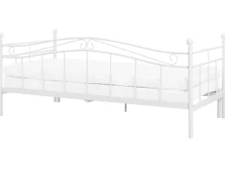 Lastenhuone<Beliani Sohvasanky Metalli Levitettava Valkoinen 90/180 X 200 Cm Tulle